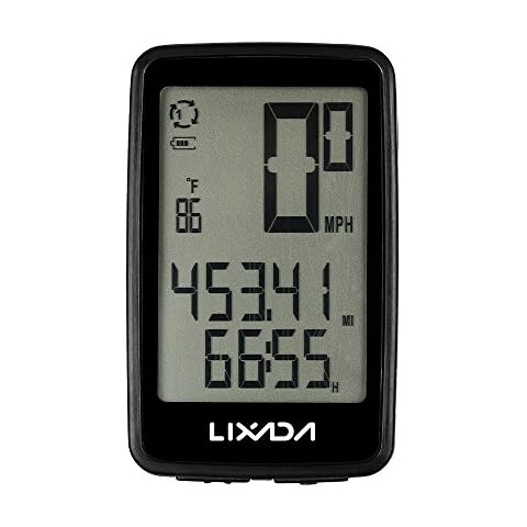 Benkeg Radcomputer, USB wiederaufladbarer kabelloser Fahrrad-Fahrradcomputer Cover