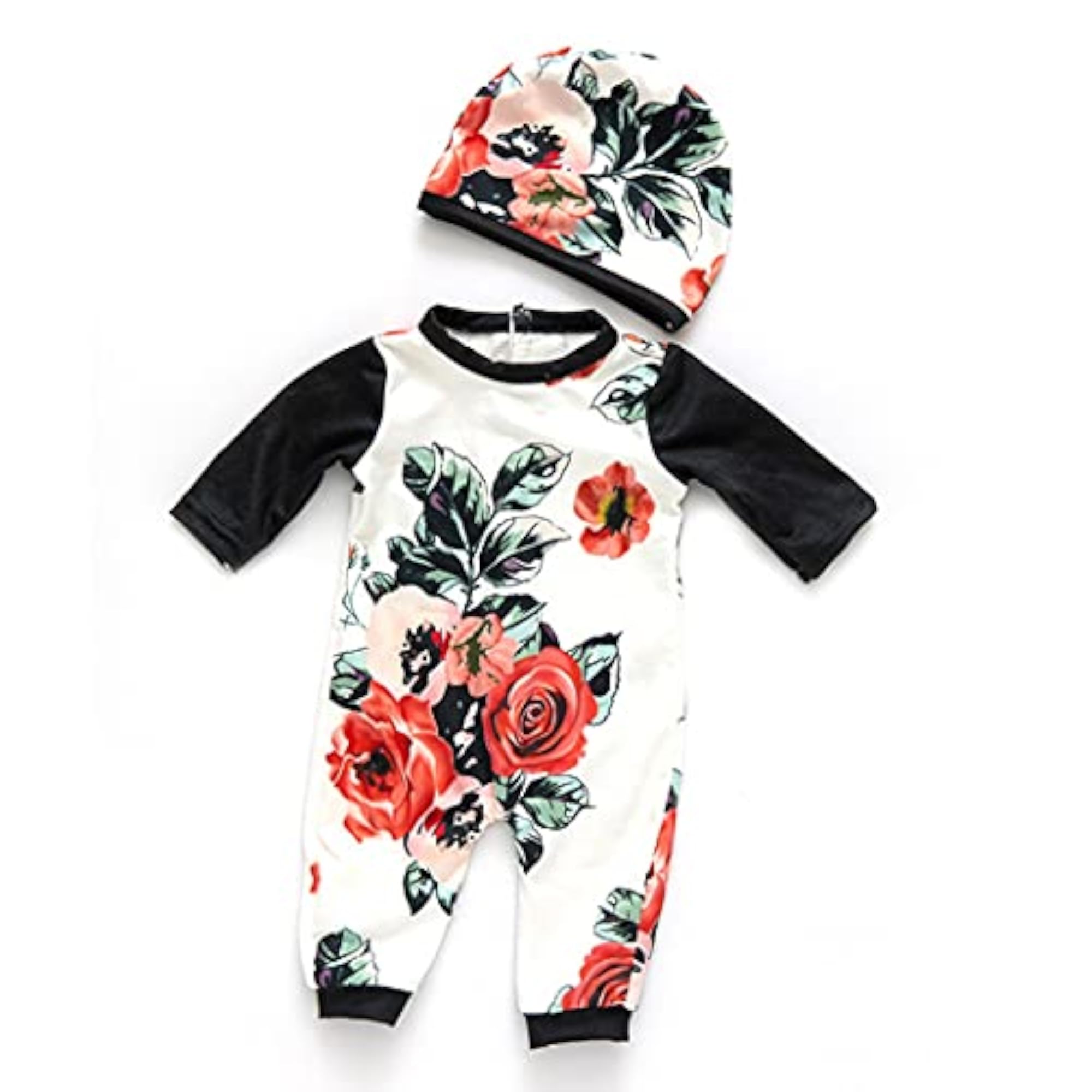 Realistic Simulated Doll Jumpsuit with Beanie Hat