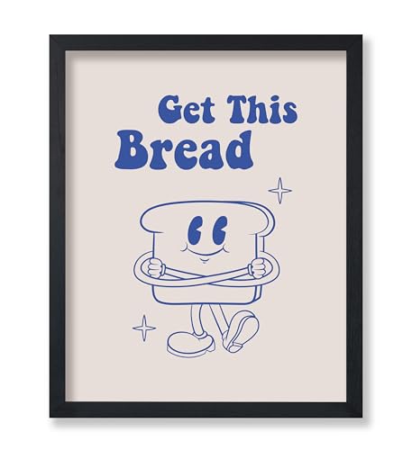 Poster Master Get This Bread Poster - Retro Bread Print