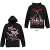 Iron Maiden Men's Scuffed Trooper Zipped Hood Hoodie, Black, Medium #3