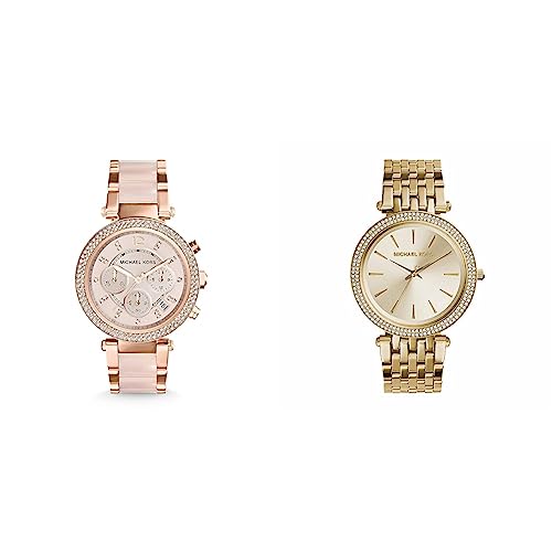Montre pour femme Michael Kors Parker boîtier doré 39 mm