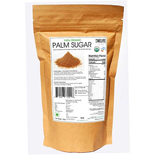 One Life Organic Certified Healthy Sugar Substitute Palm Sugar; Best