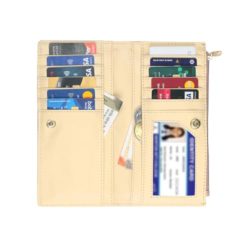 Image of Lavie Women's Safain Monogram LL Print Bifold Wallet | Ladies Purse Handbags