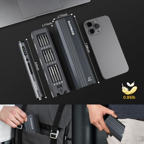 Image of 3.7V Precision Electric Screwdriver Set,50 IN 1 Small Power Magnetic Storage Mini Electric Screwdriver Cordless Set USB Charging Repair Tool Kit for Electronics Laptop Phone Camera Glasses Watch