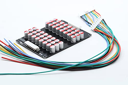 QINIZX 12S-16S 13S 14S 15S 5A Capacitor Active Equalizer Balancer LFP Lifepo4 Lithium Lipo/Titanate LTO Battery Energy Transfer Active Equalization Module Faster Whole Group Balance