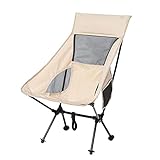 JMUNG Outdoor-Stuhl Klappbarer Stuhl aus Aluminiumlegierung, Ultraleicht und tragbar, mit Tragetasche for Wandern, Angeln, Garten, Strand und Grillen mit Gleichgesinnten