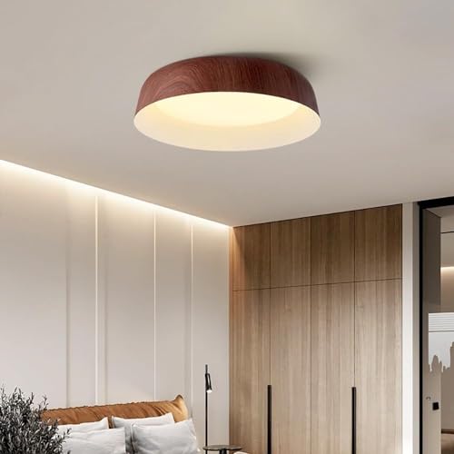 Plafonnier profil bas LED grain de bois pour plafond bas - 4