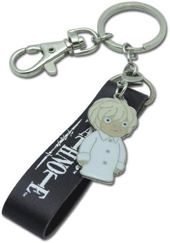 Official Death Note Near Finger Puppet Metal Keychain w/ Leather Strap (GE-4580) by GE Entertainment
