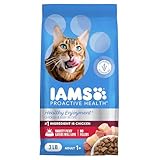 IAMS Healthy Enjoyment Dry Cat Food Chicken & Beef Recipe, 3 lb. Bag
