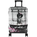 hswosnas Luggage Cover Approved Cute Travel Suitcase Protector Sexy Girls Elastic Washable Unique Themed Baggage Covers for 29-32 inch Luggage (S)