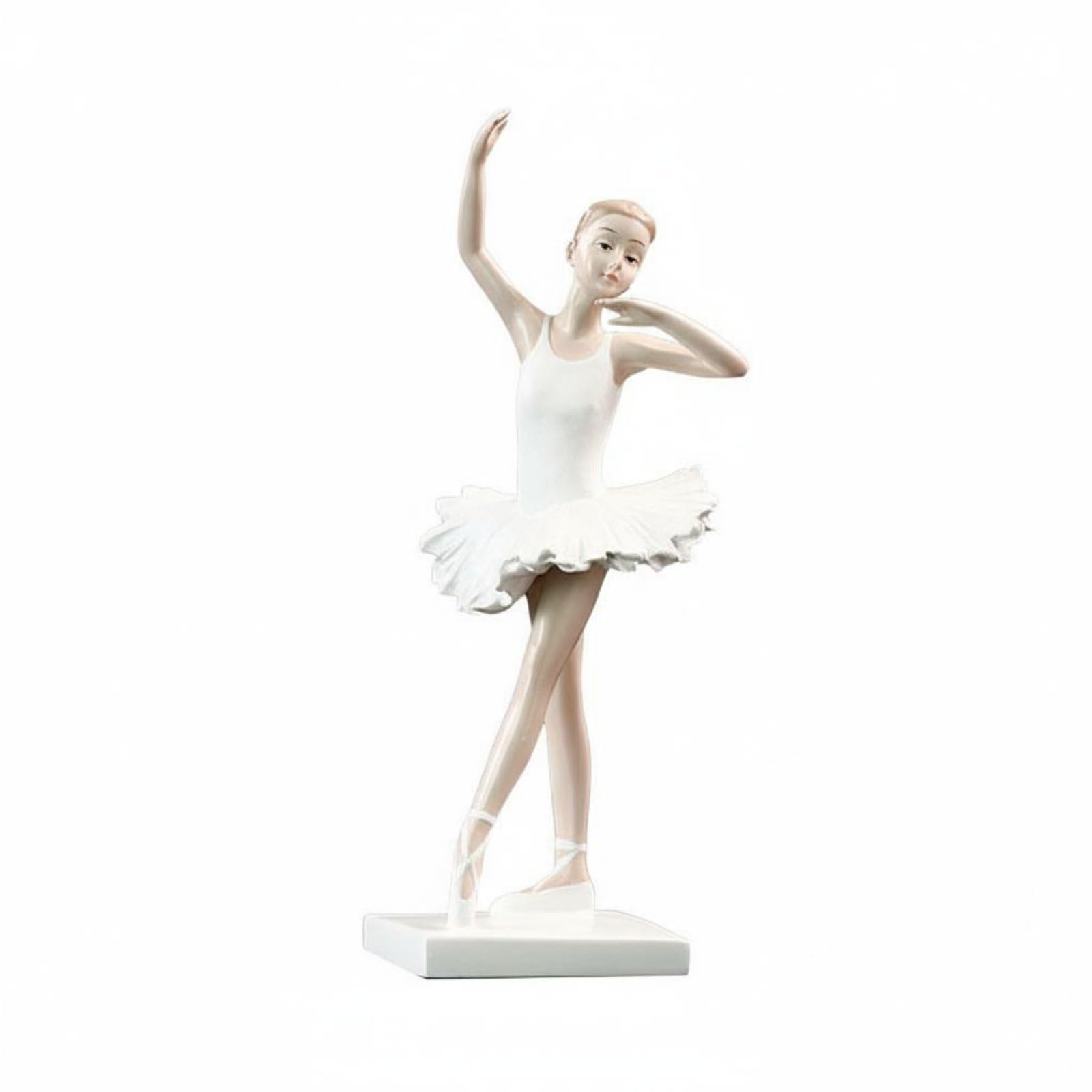 Statue de ballet en résine sculptée à la main pour décoration de salon chic