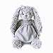 plkm Poupée De Lapin Habillée, Jouet en Peluche Gris Twitté Ash