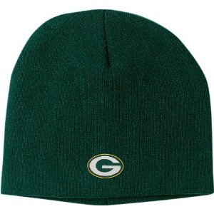 NFL Men's End Zone Uncuffed Knit Hat - K173Z (Green Bay Packers, One Size Fits All)