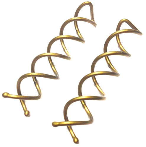 Allsorts 10 Womens Spiral Spin Screw Pin Hair Clip Twist Barette Gold Blonde Bridal