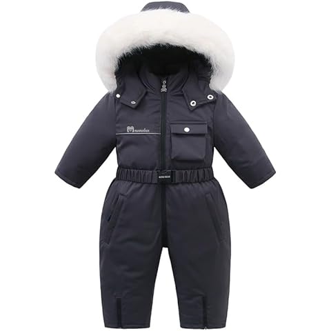 Runstarshow Toddler Fleece Lined Snowsuit Cover