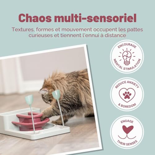 Tableau d'activité pour chat contre l'ennui et la gloutonnerie - 4