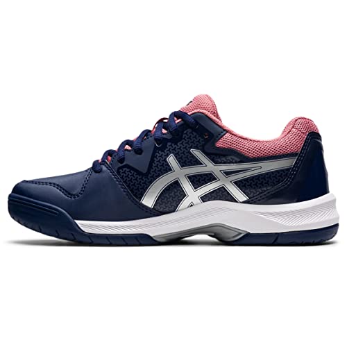 ASICS Women's Gel-Dedicate 7 Tennis Shoes, 7, Peacoat/Pure Silver4