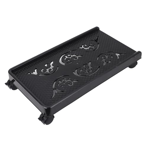 Soporte móvil para CPU Walfront, con 4 ruedas universales y bloqueos fijos, capacidad de carga de 30 kg, dimensiones 460 x 245 x 80 mm
