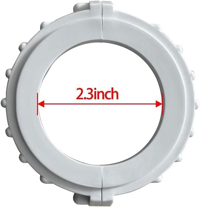 UCEDER 2 Pack Spa Hot Tub Heater Split Nut Unions with Screw, 2 pcs Heater Gasket/O-Rings,(Actual Size 3 Inch,Suitable for 2 Inch Heater Assemblies) : Patio, Lawn & Garden