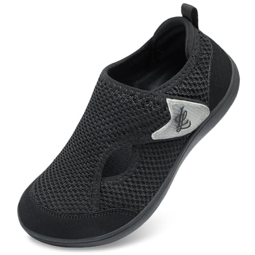 JOINFREE Women’s Wide Fit Barefoot Walking Shoes – Zero Drop Comfort Trainers with Adjustable...