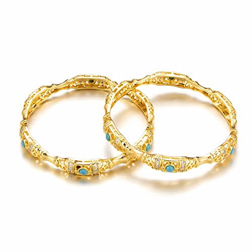Ethlyn Christmas gifts for baby girls 18k Gold Plated Mini Size Bangle Bracelet for little girls - Main Image