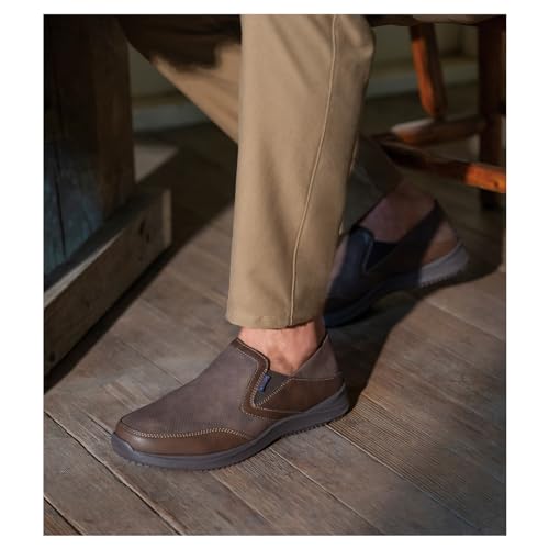 Image of Nunn Bush Conway EZ Moccasin Toe Slip-On Easy Slip-in Loafer