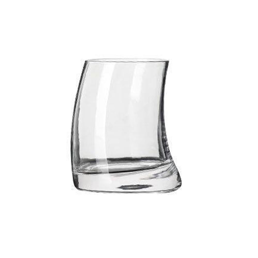 1pc 360ml Shaped Glass Cup Nordic Creative Twisted Juice Cup Cocktail Cup