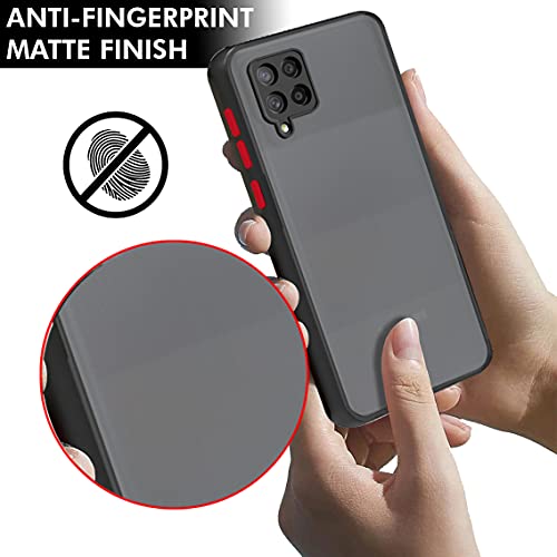 Image of TheGiftKart Translucent Hybrid Samsung Galaxy M42 5G Back Case Cover | Smoked Matte Back | 360 Degree Protection | Protective Hard Back Case Cover for Samsung Galaxy M42 5G