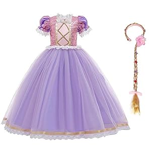Déguisement Princesse Raiponce pour Enfants IWEMEK