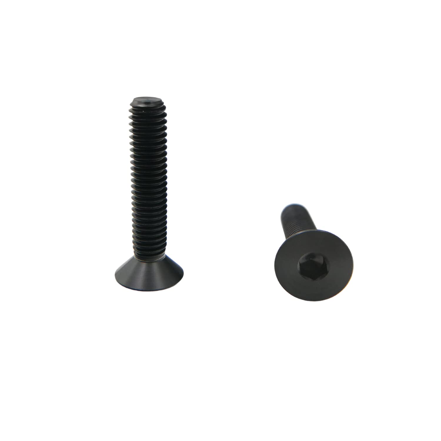 RISON Titanium Bolts Ti Bolt M5x0.8x8 10 12 15 16 18 20 25 30 35 40mm Hex Tapered Socket Head...