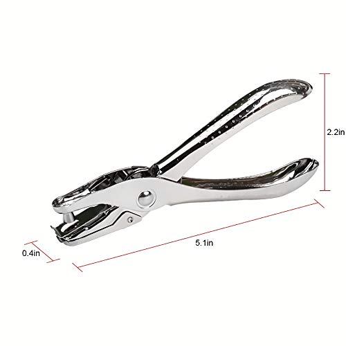 1 Hole Punch, 8 Sheet Capacity, Classic Office Paper Punch for Craft Paper, DIY Crafts, Perfect for Home Office School Supplies - Thumbnail 5