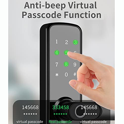 Serrure intelligente TTlock Bluetooth avec empreinte digitale et carte IC - 3