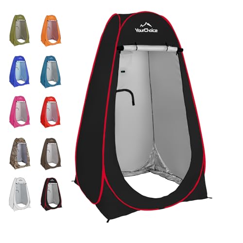 Your Choice Pop Up Privacy Tent, 3.9x3.9x6.2FT Portable Shower Tent for Camping, Waterproof Outdoor...