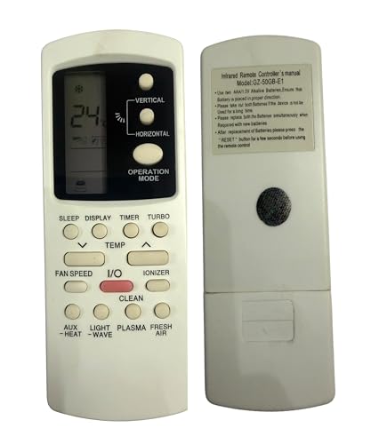 Image of EHOP GZ-50GB-E1 Compatible Remote Control for VOLTAS Lloyd AC with Plasma and Fresh Air Function AC-88