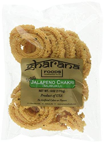 Gharana Foods Original Jalapeno Chakri, 6 oz ( Pack of 3 )