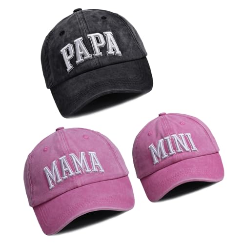 Chapeaux broderie 3D haut de gamme en tissu doux respirant pour adulte et enfant