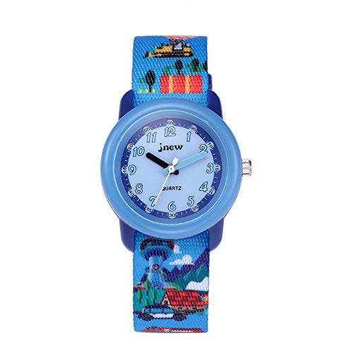Boy's Kids Children Watch,3D Cute Cartoon Breathable Fabric Band Japanese-Quartz Wristwatches Time Teacher Gifts Watches for Kids Boys Toddlers (Amusement Park)