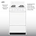 Summit 20” Electric Range, 220V Electric Coil Burners, Large 2.46 cu.ft Oven, ADA Complaint, White- WEM110