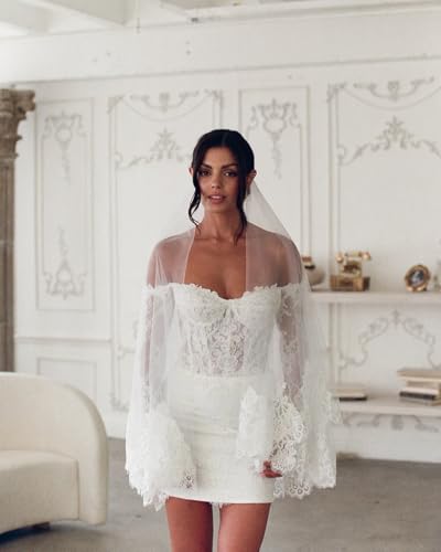 Cudiew Short Wedding Dresses for Women Mini Bridal Dress for Bride Corset Wedding Reception Gowns 20252