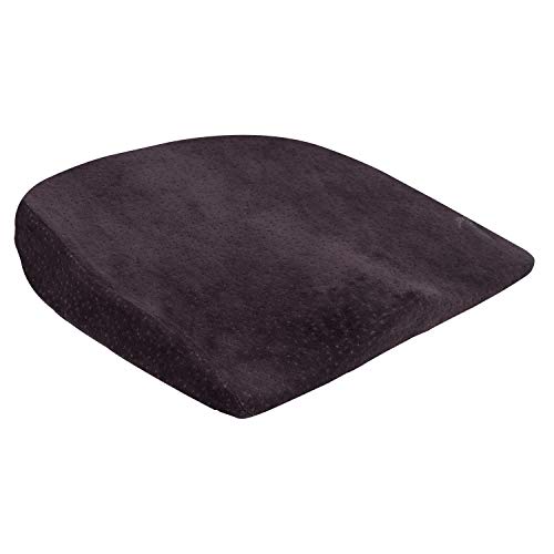 Preisvergleich Produktbild Sanolind® Druckentlastungskissen für Bandscheiben, Rücken, Steißbein, ermöglicht aufrechtes Sitzen. Keilkissen, Sitzkissen für Auto, Büro, Stuhlkissen, Sitzpolster (grau)