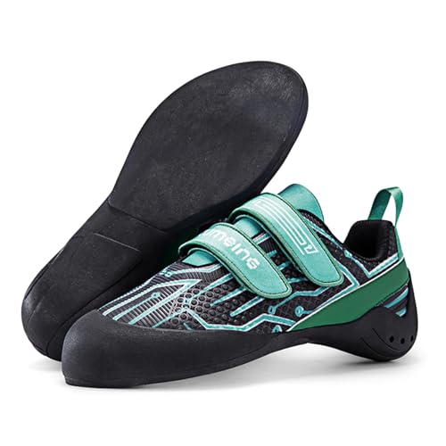 Zapatillas de escalada deportivas ligeras de iniciación para hombre y mujer con velcro 5