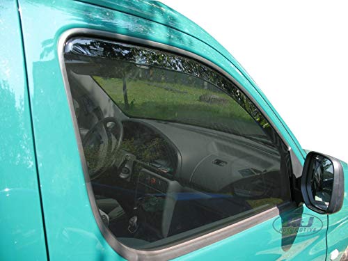 J&J AUTOMOTIVE | Heko Deflecteurs d'air Déflecteurs de Vent Compatible avec Berlingo 2-P. Berlina 1997-2002, Ensemble 2 pcs, Aérodynamique