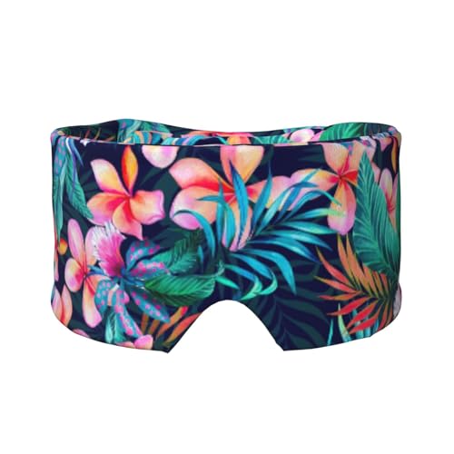 Orejeras opacas con estampado de flores tropicales, bloqueo de ruido, para adultos, niños, hombres y mujeres