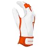 BRUCE BOLT Chrome Series Short Cuff Orange Batting Glove - Orange Small