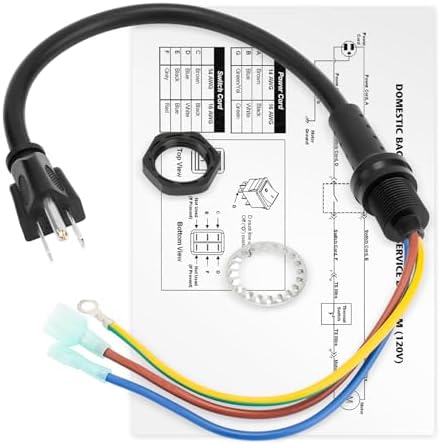 Vacuum ProTeam Switch Cord & Power Cord Assembly Pro 6 & 10 main image 0