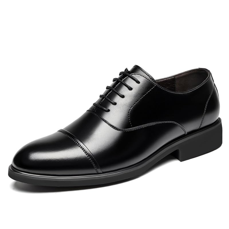 Men's Classic Formal Oxford Shoes Lace Up Wedding Pointed Toe Men Dress Shoes