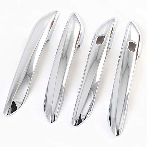 Eynpire 7032 Chrome 4 Door Handle Cover Compatible with 2021-2023 Hyundai Elantra w/Smart Keyhole