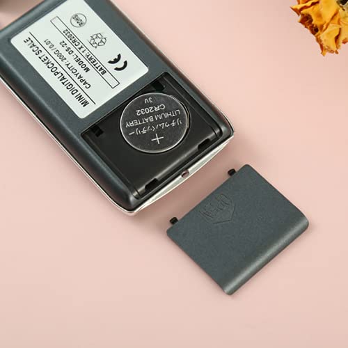Báscula digital mini de bolsillo 0.01g-500g LCD miniatura 5