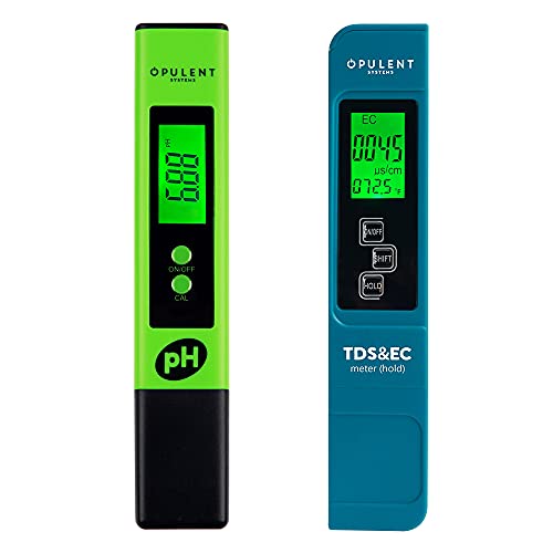 OPULENT SYSTEMS PH and TDS Meter Combo