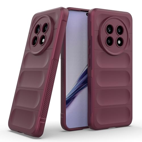 Image of Zapcase Back Case Cover for Realme 13 Pro 5G | Compatible for Realme 13 Pro Back Cover | Liquid Silicon Magic Case with Camera Protection |Plum